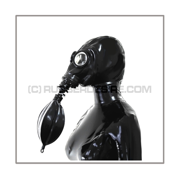 Rebreathing bag RB-G2 with gasmaskthread-port, breathingreduction-adaptor and 2 litre volume